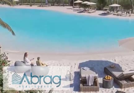 Two-bedroom chalet for sale in the North Coast, on the main road, in the Royals Ras El Hekma compound, Ras El Hekma.