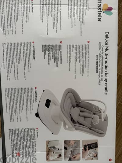Mastela deluxe multi motion baby cradle