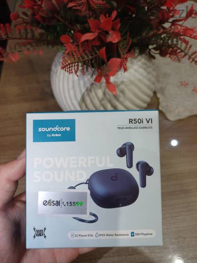 للبيع سماعة Soundcore R50i VI جديدة متبرشمة من Anker  (بضمان اتصالات)