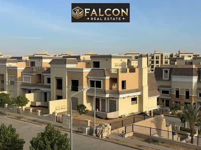 Fully serviced apartment with a stunning garden view on the Suez Road and Amal Axis in Sarai Compound, New Cairo. ]