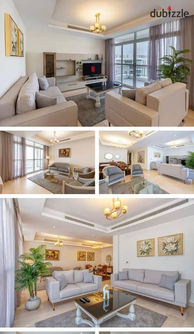 Fully Furnished 195 sqm Apartment for Rent in Cairo Festival City CFC | 3 Bedrooms | Master Bedroom | Fourth Floor | EGP 100K/Month