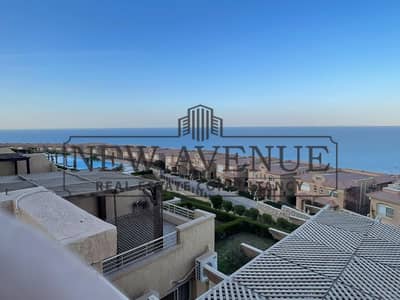 شاليه للبيع في تلال العين السخنة Telal El Sokhna مفروش بالكامل جاهز للاستلام بموقع مميز وإطلالة على البحر