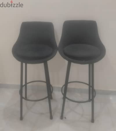 كرسي بار اسود
