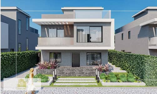 Villa for sale with a monthly installment of 40,000 EGP in Greenville Compound, Sheikh Zayed, minutes away from the Jeryan project.