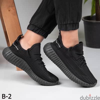 كوتشي Yeezy B-2 رجالي اسود سنيكرز جديد