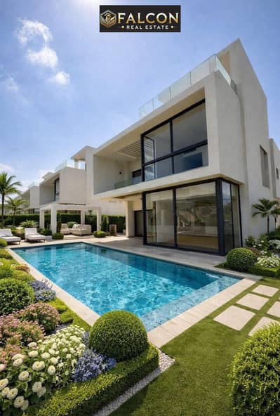 Villa for sale corner with landscape view in installments in Palm Hills New Cairo Fifth Settlement Villa for sale corner with landscape view in installments in Palm Hills New Cairo Fifth Settlement