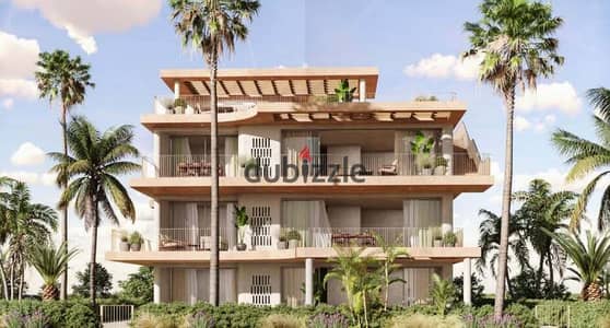 شاليه متشطب بالتكييفات خطوات من البحر فى رملة من مراكز بجانب أزها  Ramla Marakez