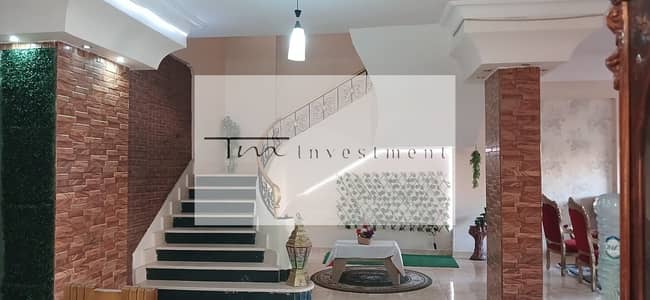 Duplex Ground and first floor fully finished super lux for sale in South Investors - 5th Settlement - New Cairo