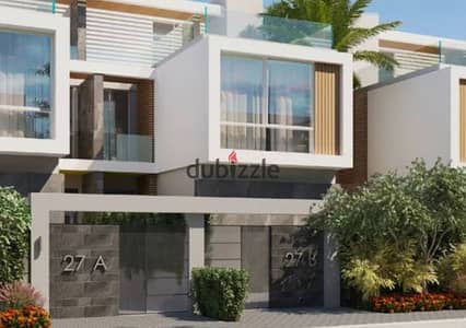 تاون هاوس بتصميم مودرن وفيو مفتوح فى باتيو فيرا بجانب بيفرلى هيلز Patio Vera