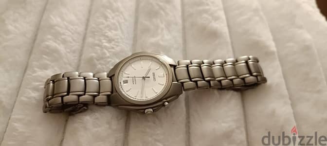 ساعة Seiko Kinetic Titanium ياباني أصلية
