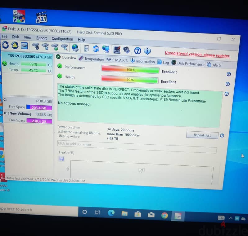 Ssd 512 Transcend 4