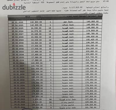 استديو تكملة اقساط في مدينة نور الذكية بأقل اوفر دور متكرر قرب الخدمات