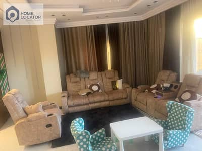 For sale in Al-Banafseg villas, how many floors ground with garden - First Settlement, New Cairo - 310 square meters, front and back garden