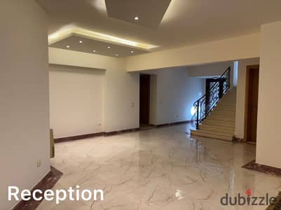 Duplex with private garden for rent New Cairo Fifth Settlement Katameya Heights near AUC ready to move