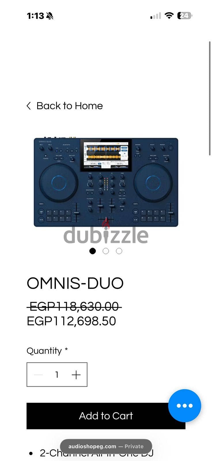 DJ Controller AlphaTheta  OMNIS-DUO 4