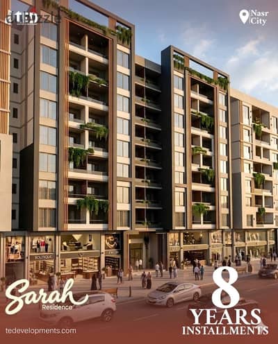 With a monthly installment of 32 thousand, own an apartment of 116 m with two rooms in the Al-Waha neighborhood, Nasr City, with a strong location and a distinctive view of the landscape, delivery in 3 years.