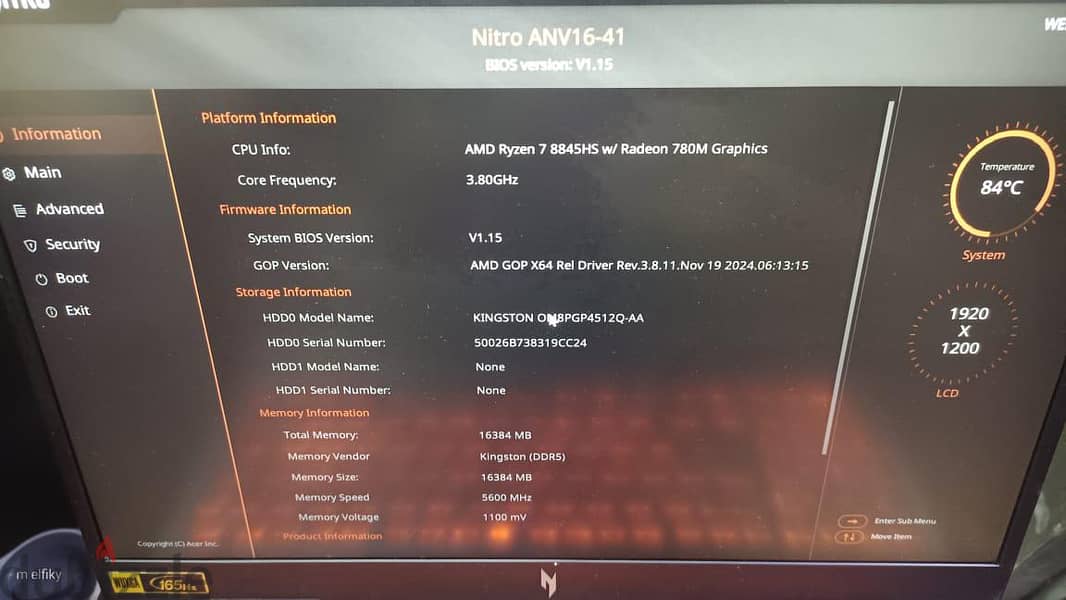 Acer nitro v 16 2