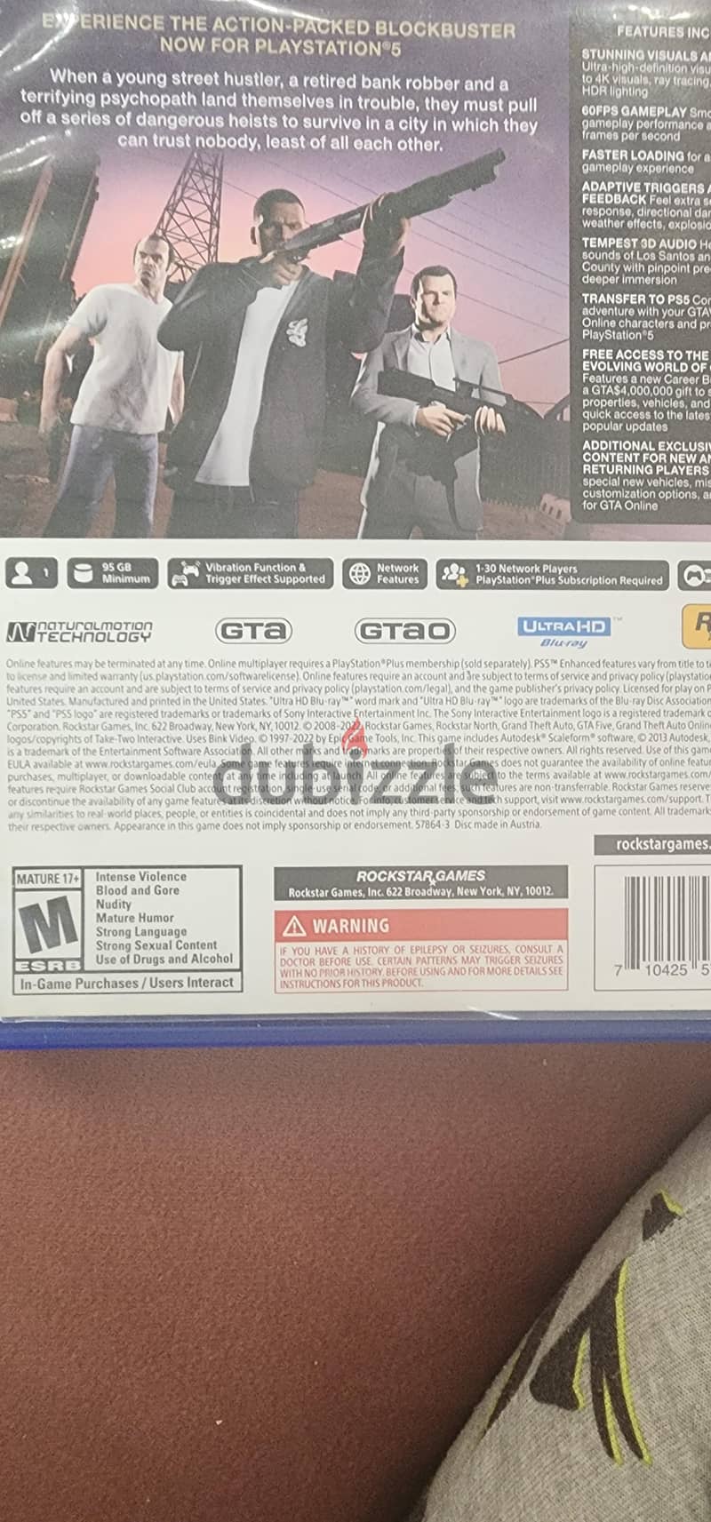 GTA 5 CD Brand New 3