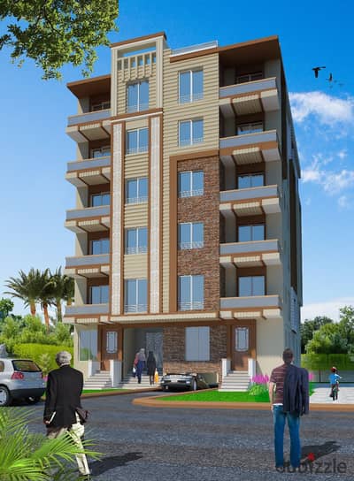 Ground-floor apartment with aprivate garden in the 9th District(C-85)–a prime location near the Central Axis,Al-Hosary Mosque,6th of October Universty