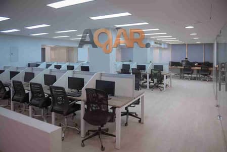 مقر إداري مساحة ١٢٠٠ متر مفروش ومرخص ومكيف بالكامل