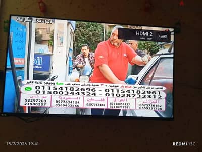 شاشه جاك 43 سمارت 4k اندرويد جديده استعمال شهر فقط بالضمان