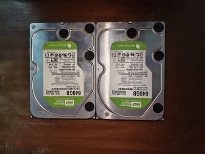 2x 640gb wd green HDD