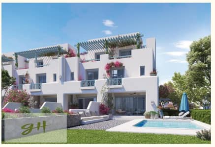 شاليه للبيع بحديقة خاصه في ماونتن فيو رأس الحكمة الساحل الشمالي Mountain View Ras El Hekma