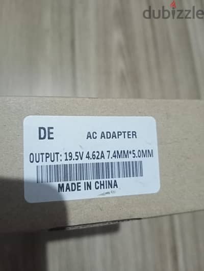 شاحن لاب توب Dell 19.5 v. 4.6a.     90w