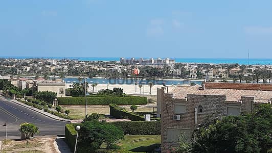 شاليه للايجار بمارينا 4 فيو بحر وبحيره