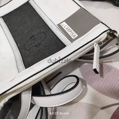 Carpisa Italy White Bag شنطة خروج 