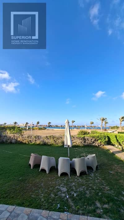 Villa for Rent in Marina 4, North Coast | First Row on the Sandy Lagoon
