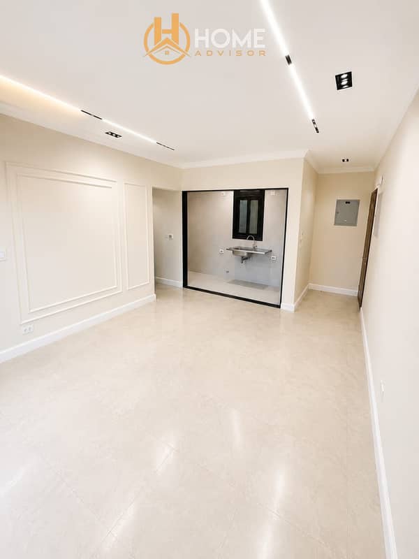 The Finest Ground-Floor Studio with a Private Garden for Sale in Privado Compound – Madinaty, Ultra Super Lux, in a prime location directly in front o