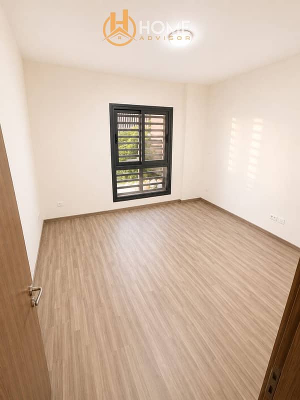 The Finest Ground-Floor Studio with a Private Garden for Sale in Privado Compound – Madinaty, Ultra Super Lux, in a prime location directly in front o