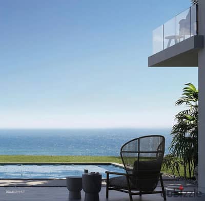 LOWEST PRICE 2 Beds lagoon view \ sea view  lowest price chalet FullyFinished + AC'S + Heaters