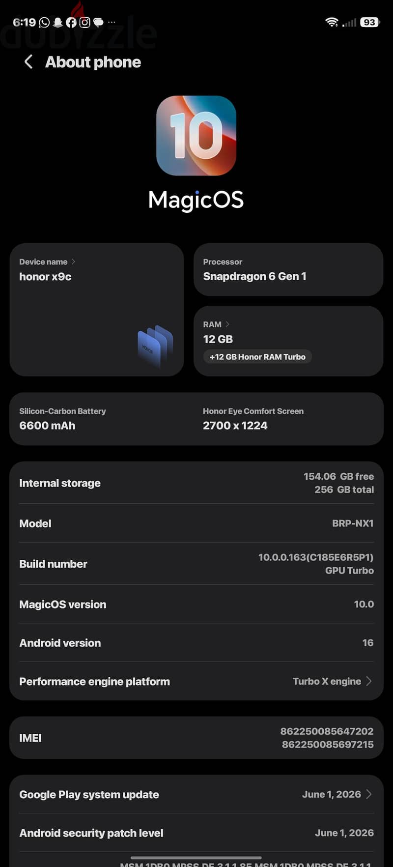 Honor X9c 3
