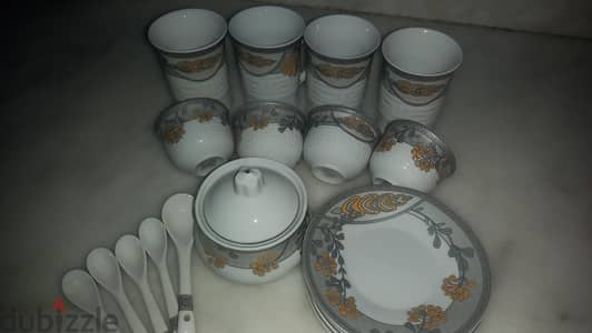 طقم فجان شاى وقهوه