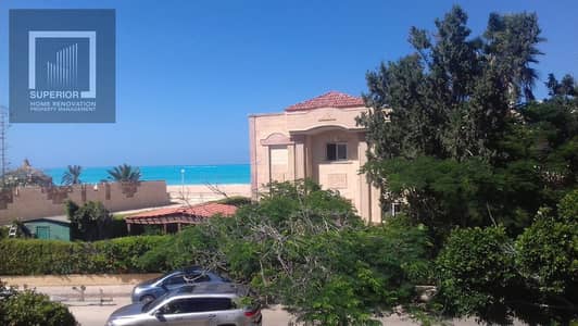 ڤيلا للإيجار اول صف بحيرة وتاني صف بحر مارينا الساحل الشمالي