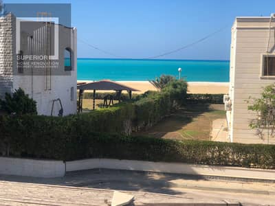 ڤيلا للإيجار اول صف بحيرة وتاني صف بحر مارينا الساحل الشمالي | حمام سباحة خاص
