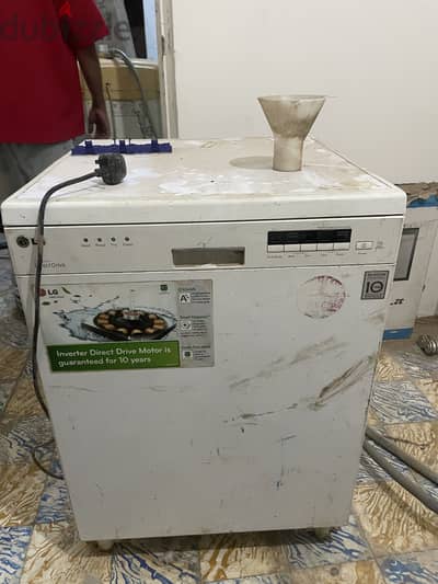 غسالة أطباق LG موديل D1462CF، سعة 14 فرد،
