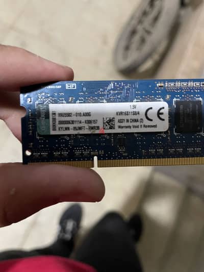 Kingston ddr3 ram 4gb like new
