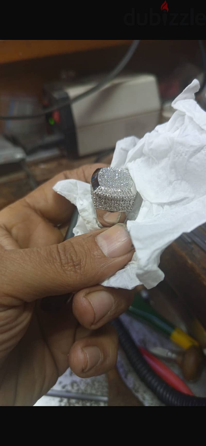 خاتم ماس رجالي diamond ring men 3