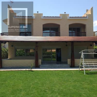 Villa for Sale in Marina 5 | Open Sea & Rocky Lagoon View | Super Lux Finishing