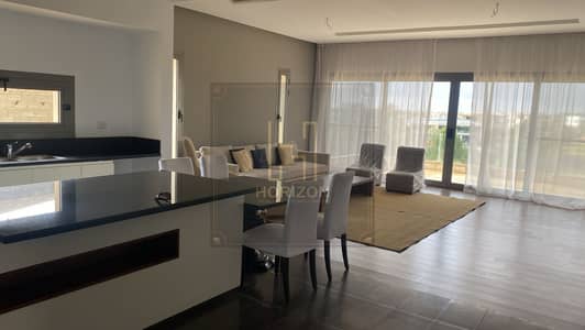 With best view furnished Penthouse 3rooms+private elevator rent Compound katameya Dunes New Cairo
