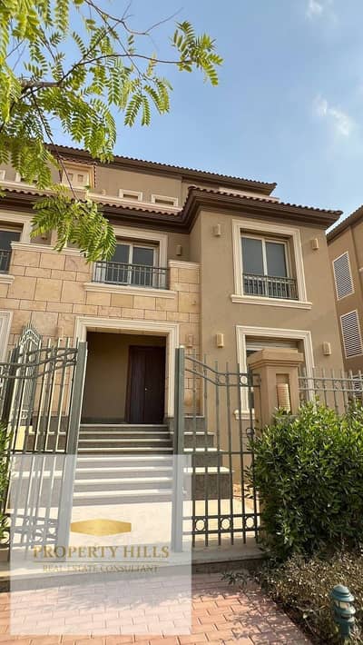 Last fully finished villa in La Vista City for installment with a 10% down payment, upscale and distinguished compound with the highest level of complete privacy in all services, landscape view, and all villas only
