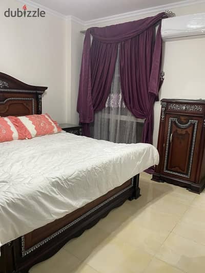 Apartment for rent furnished in Madinaty b11 with a wide view of the garden and next to the first season park, with services and a mosque directly furnished and fully air-conditioned with special finishes at a special price