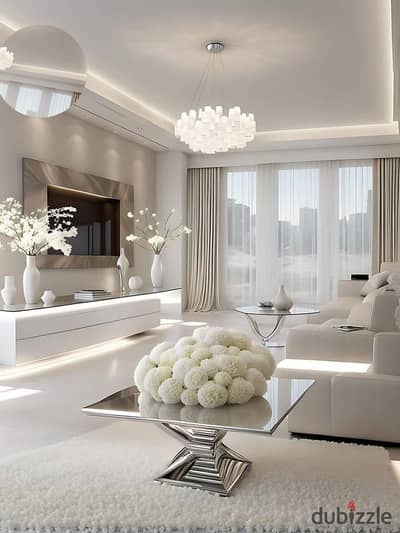 Apartment for sale in the New Administrative Capital with a   , immediate delivery, fully finished, including air condi