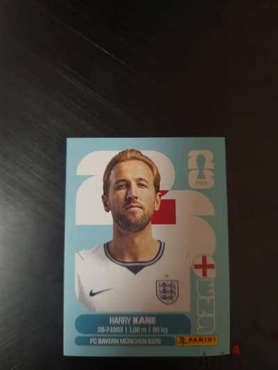 hary kane panini card