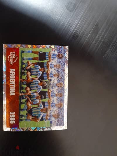 Argentina 1986 panini card