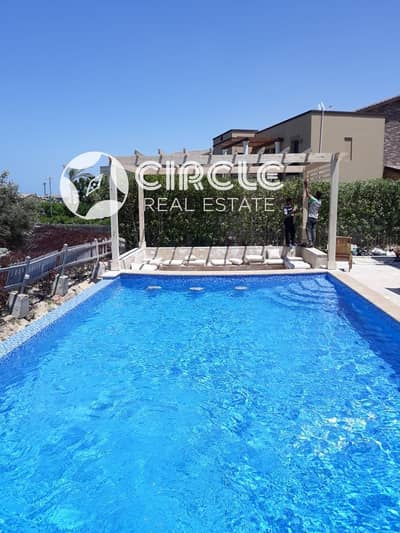 فيلا ٤٨٠م مفروشة بالكامل بفيو لاجون للإيجار في مراسي فيرونا الساحل الشمالي Marassi Verona Emaar North Coast