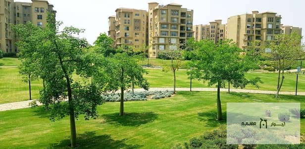 Apartment for sale in Madinaty, 135 sqm, with a wide garden view